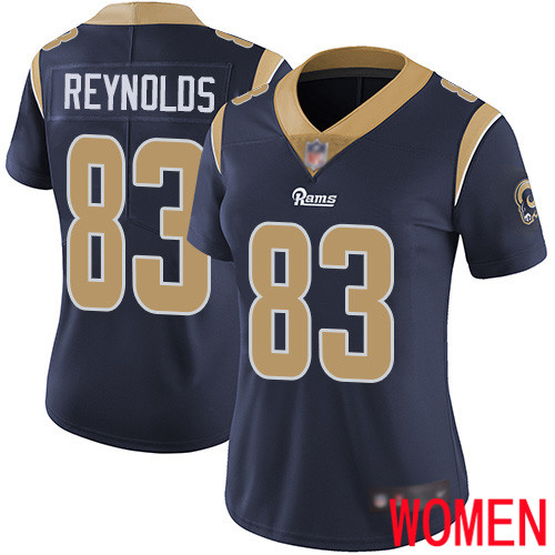Los Angeles Rams Limited Navy Blue Women Josh Reynolds Home Jersey NFL Football #83 Vapor Untouchable->los angeles rams->NFL Jersey